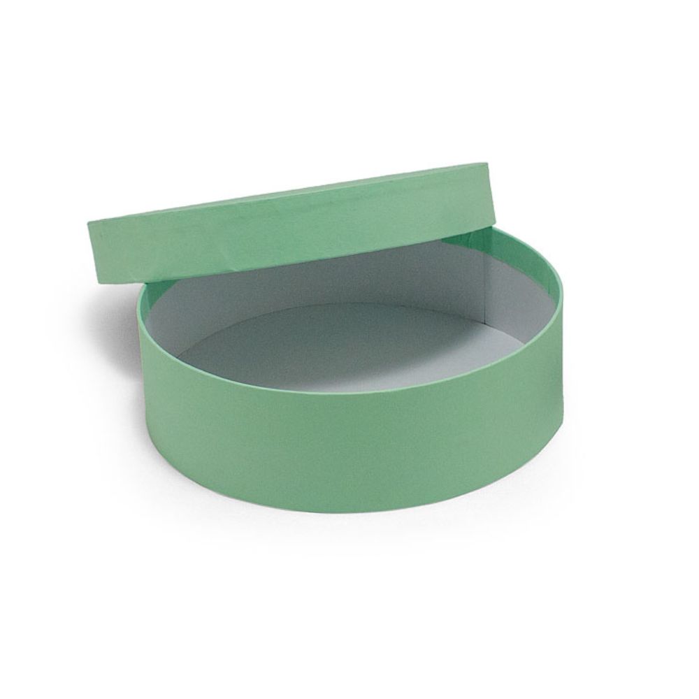 Χειροποίητο Χάρτινο Κουτί-Καπελιέρα, Ρηχό, Βεραμάν, 20*6cm